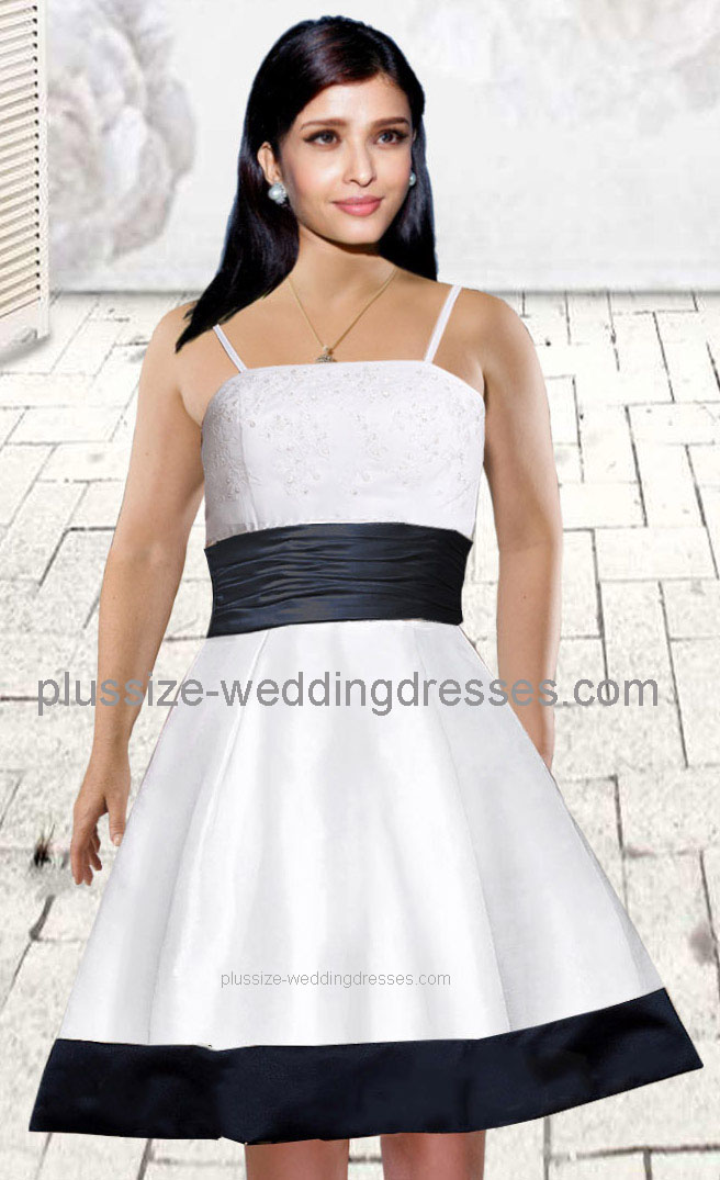 Short knee length plus size wedding dresses (image for) Short knee length plus size wedding dresses